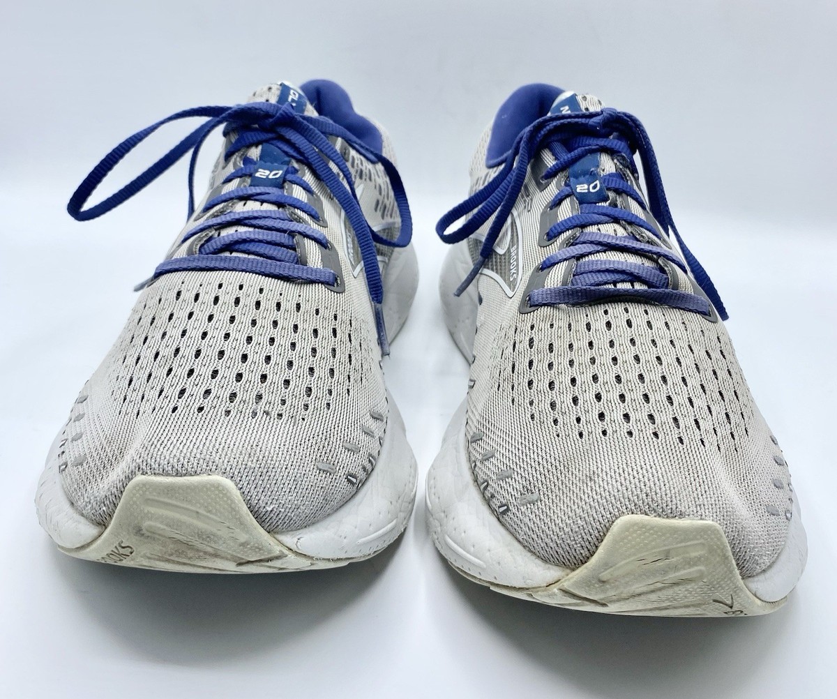 Brooks Glycerin 20 Running Shoes Men\'s 11 D Gray Blue Cushion Road Trainer Amazon.com | Brooks Men main image 3