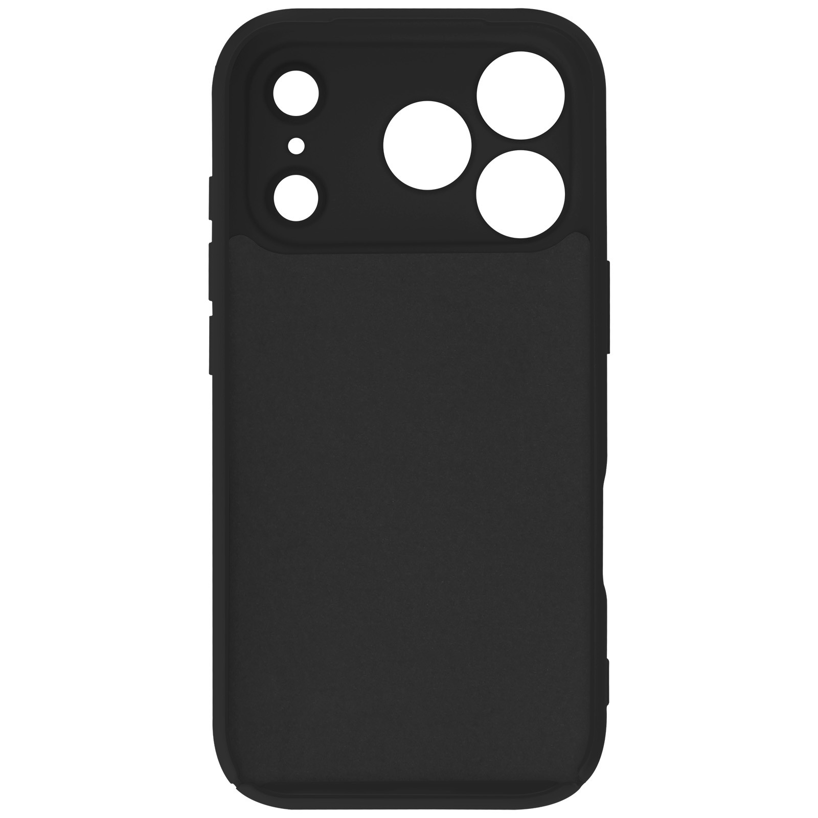 Coque iPhone 17 Pro antichoc silicone souple Avizar bleu - 4