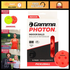 High-Visibility Indoor Pickleballs, 26 Holes for Accurate Flight, USAPA Approved