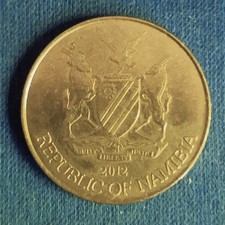 66-116 Namibie, 5 $ 2012, Nickel TTB