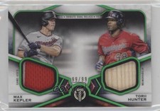 2021 Topps Tribute Dual Relics 2 Player Green 99/99 Torii Hunter Max Kepler 0eo6