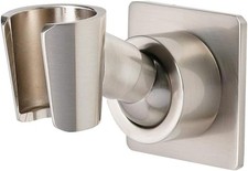 Shower Head Holder All Metal Handheld Wand Bracket Brushed Nickel
