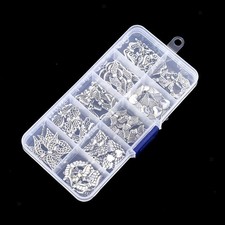 100 pcs Antique Tibetan Silver Alloy Spacer Bead Jewelry Finding Accessories