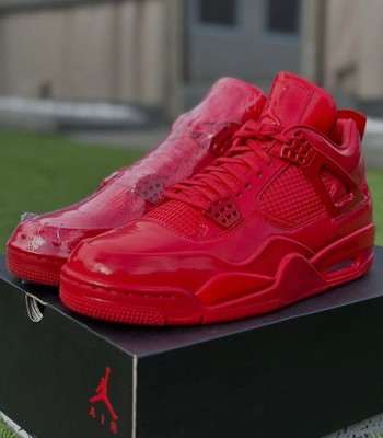 スニーカー jordan11lab4 Size 10 - PROMO SAMPLE Air Jordan 4 Retro 11Lab4 University Red