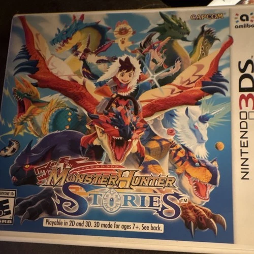Monster Hunter Stories Role Playing Nintendo 3DS NTSC 2D 3D US/Canada