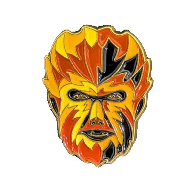 Wolfman Enamel Pin Universal Monsters   Retro Horror Brooch   Halloween Werewolf