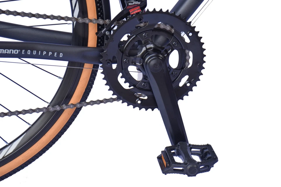 WYNN Gravelbike 28 Zoll GRL1.1 grau Herren 14 Gänge Gepäckträger Schutzbleche - Bild 3 von 4