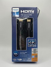Philips 6' Elite Premium High-Speed HDMI Cable with Ethernet, 4K 60Hz - Braided