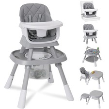 15-in-1 Baby High Chair, Convertible Highchair for Babies and Toddlers with Acti