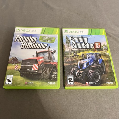 #ad #ad Xbox 360 Farming Simulator 2013 amp; 15 Lot Of Video Games $24.00