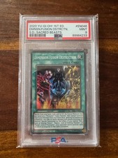 PSA 9 Yu-Gi-Oh Dimension Fusion Destruction Struckture Deck Sacred Beasts