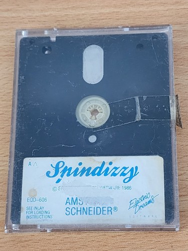 Spindizzy Amstrad CPC 6128 Loose Disc + Plastic Case Electric Dreams 1986 - 第 2/2 張圖片