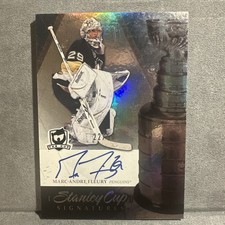 2010-11 UD The Cup Stanley Cup Signatures Marc-Andre Fleury /50 Penguins