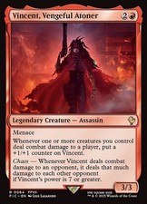 MTG ~ Vincent, Vengeful Atoner (Extended Art) ~ FIC ~ #157 ~ R ~ NM