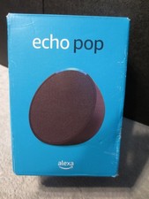 Amazon Alexa Echo Pop Smart Speaker - Black - Open Box