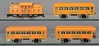 MTH Tinplate Traditions Standard Gauge Orange 10 Passenger Set 10-1189 — photo 3