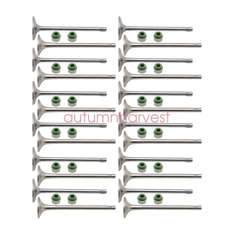 US 24x Intake & Exhaust Valves Set For 2005-2018 VW Audi A4 S4 S5 A6 A7 A8 Q5 Q7 - Изображение 4 из 4