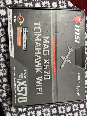 MSI Mag X570 Tomahawk WiFi ATX Motherboard, Socket AM4, AMD Lighting