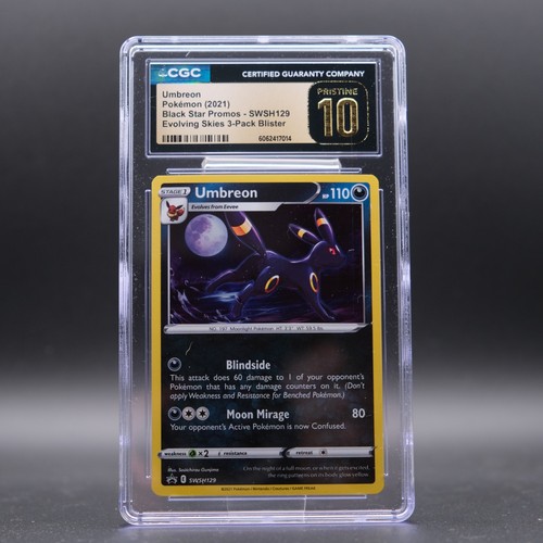 2021 Black Star Promos Umbreon Holo 129 Evolving Skies CGC PRISTINE 10