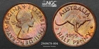 1955 Australia Half Penny — photo from another recent sale