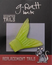 G-Ratt Baits SNEAKY PETE Replace Swimbait Tails 3 pack Chartreuse, FREE SHIP B5