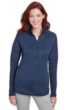 Under Armour Ladies Qualifier Hybrid Quarter-Zip Navy Blue sz XL Retail 60