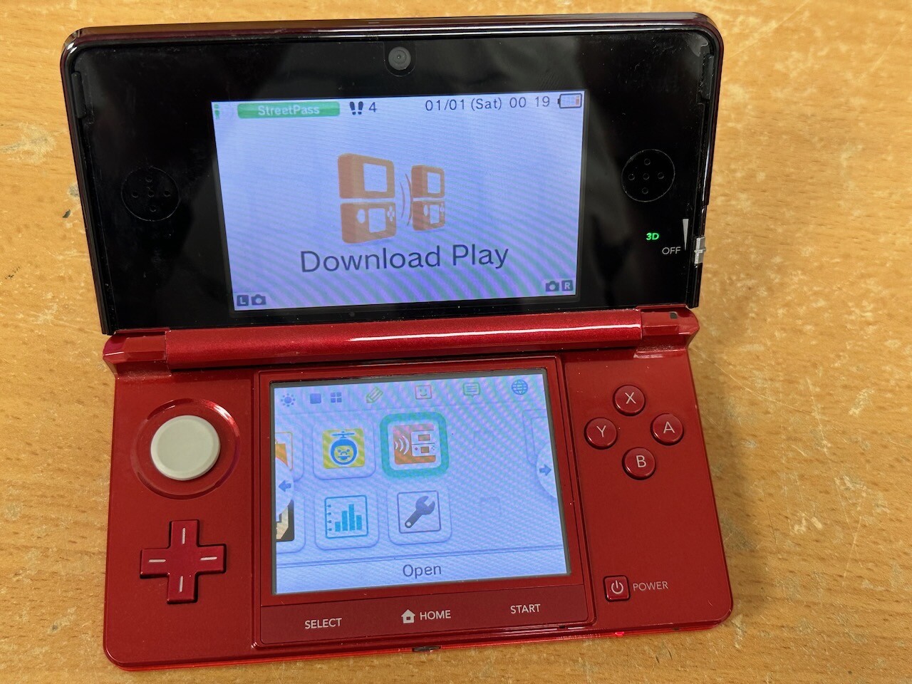 Nintendo 3ds red Console Working eBay