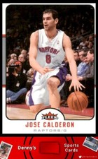 2006 Fleer #183 Jose Calderon Toronto Raptors Basketball Card