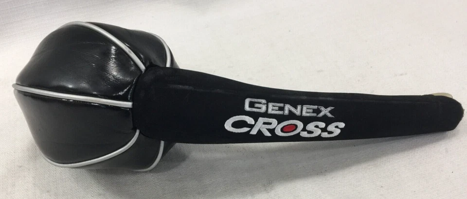 Nickent Genex Cross Golf Club Head Cover Black Hybrid & iron - Imagem 2 de 4
