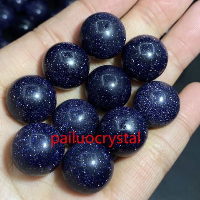 10pc Wholesale blue Gold Sand Ball Quartz Crystal Sphere Reiki Healing Gem 15mm+ NE10400 10pc Wholesale blue Gold Sand Ball Quartz Crystal Sphere Reiki Healing Gem 15mm+ NE10400