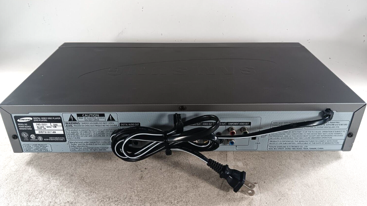Samsung DVD-S221 DVD Player for sale online | eBay