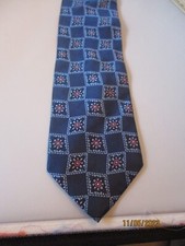 Jos A Bank Blue Silk Neck Tie