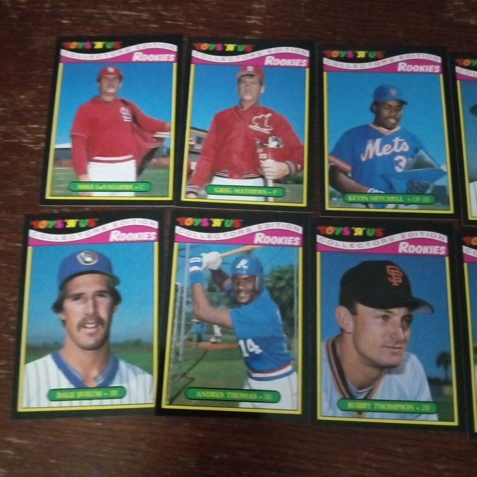 1987 TOPPS Toys "R" Us BASEBALL ROOKIES 33 CARD SET eBay