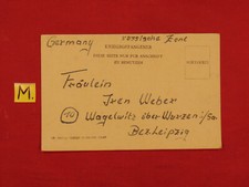 Kriegsgefangenenpost 1947 Russische Zone Brief Postkarte Original