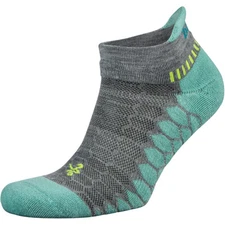 Balega Silver No Show Running Socks - Midgray/Aqua