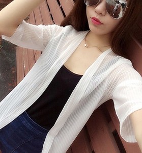 half sleeve long cardigan