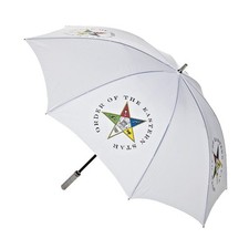 OES 30" Jumbo Umbrella - Order of The Eastern Star - Straight Handle