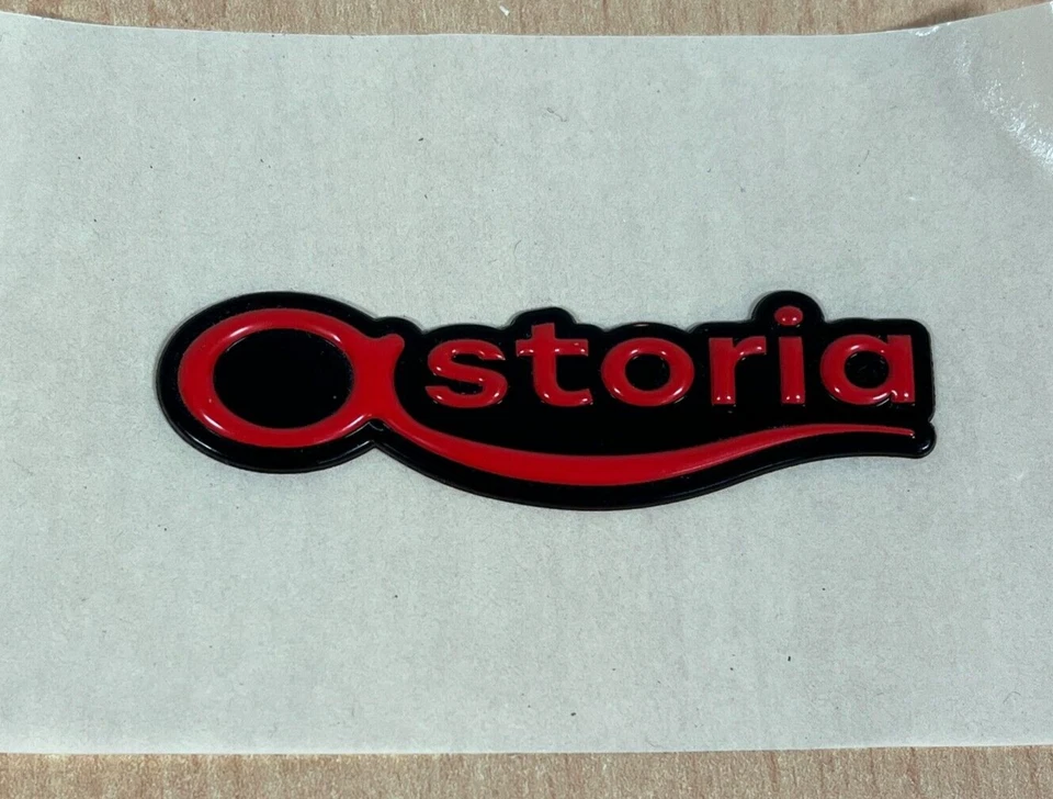 Insignia con logotipo adhesivo original Astoria OEM - Nuevo stock antiguo