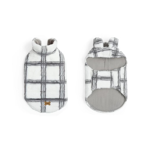 Koolaburra by UGG Danny Faux Fur Reversible Pet Vest In Wild Dove Size S New - Picture 5 of 8