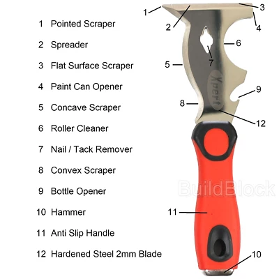 XPERT Multi Purpose Tool Bead Double Glazing Window Removal uPVC Chisel Scraper Putty