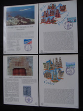 45 Encarts 1976 papier glacé  - 1er jour - timbre