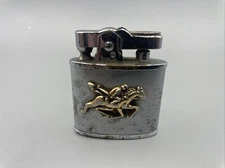 Vintage Excello Japan Automatic Shurlite Lighter w/Polo Player