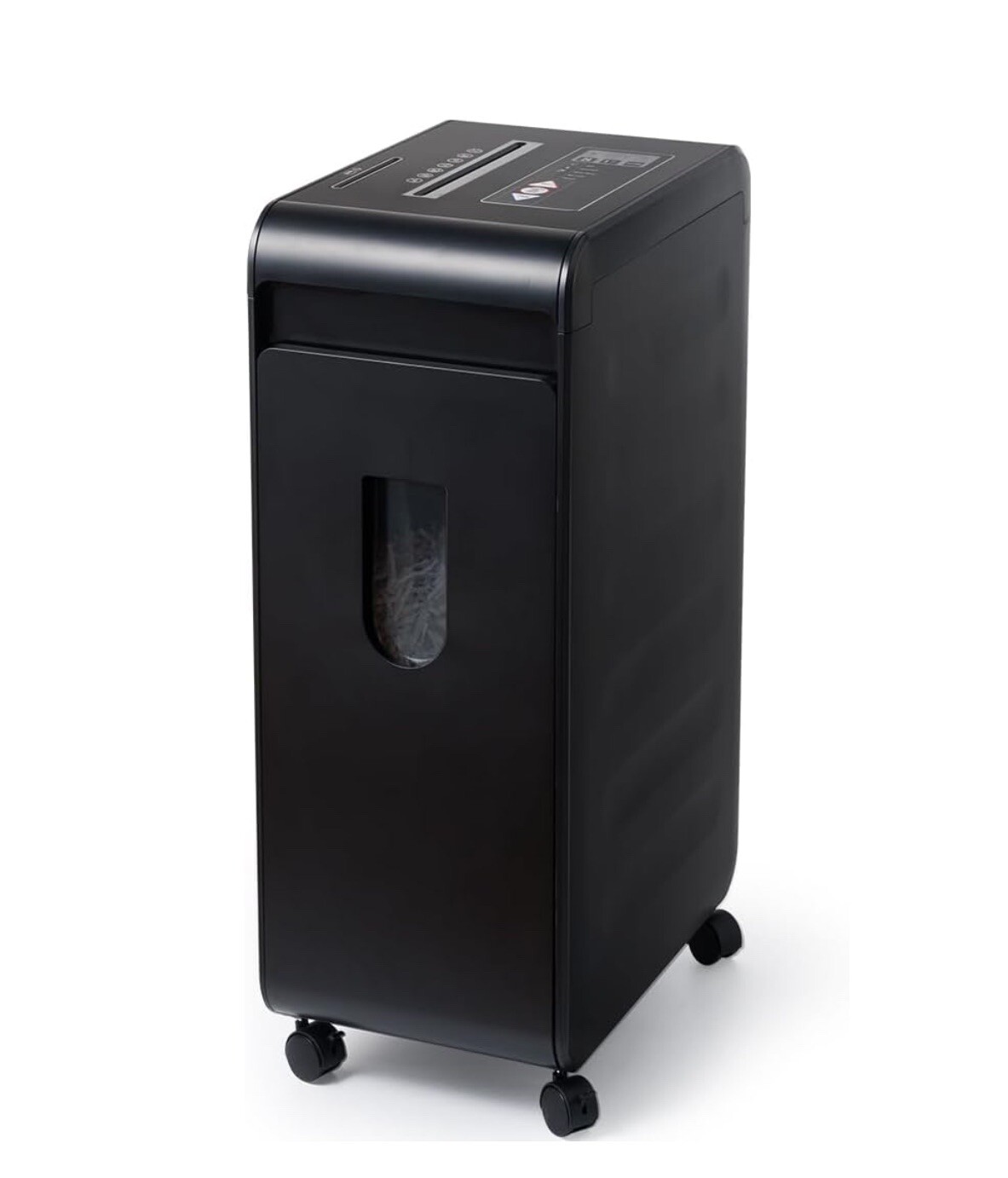 24-Sheet Heavy Duty Paper Shredder, Cross-Cut Shredder For 11 Gal Pull Out Bin-image
