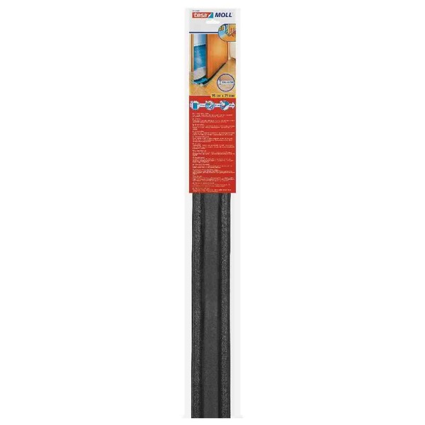 Tesa Tesamoll TüRbodendichtung Doppelt 05418 Zugluftstopper TüRisolierung-image
