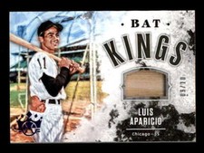 LUIS APARICIO 2019 DIAMOND KINGS BAT KINGS PURPLE GAME BAT RELIC #09/10 BF6951