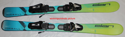 NEW 100cm kids Skis Elan 2024 pinball kid skis + size adjustable