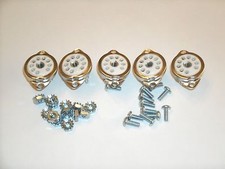 CERAMIC TUBE SOCKETS, 9 PIN , TOP MOUNT fits 3/4" HOLE , w/mount hardware 5pcs