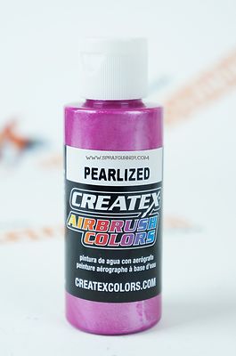 Createx Airbrush Colors 5302 Pearl Magenta 2oz. water-based pearlized paint 