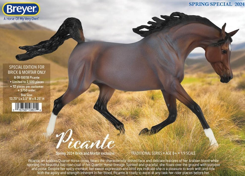 Breyer Horse Picante ships in hand