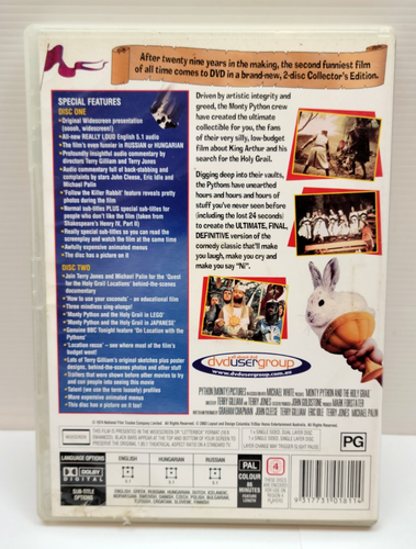Monty Python And The Holy Grail - Collector's Edition DVD 2 Disc Set - Picture 2 of 4